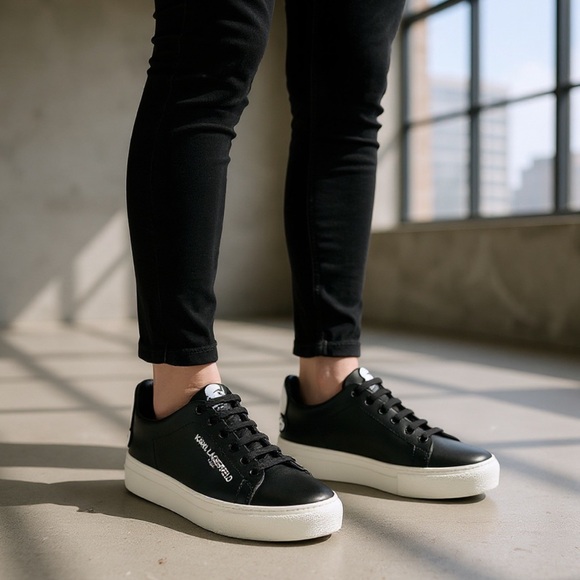 KARL LAGERFELD • Chella Platform Sneakers Includes Box - Picture 7 of 8